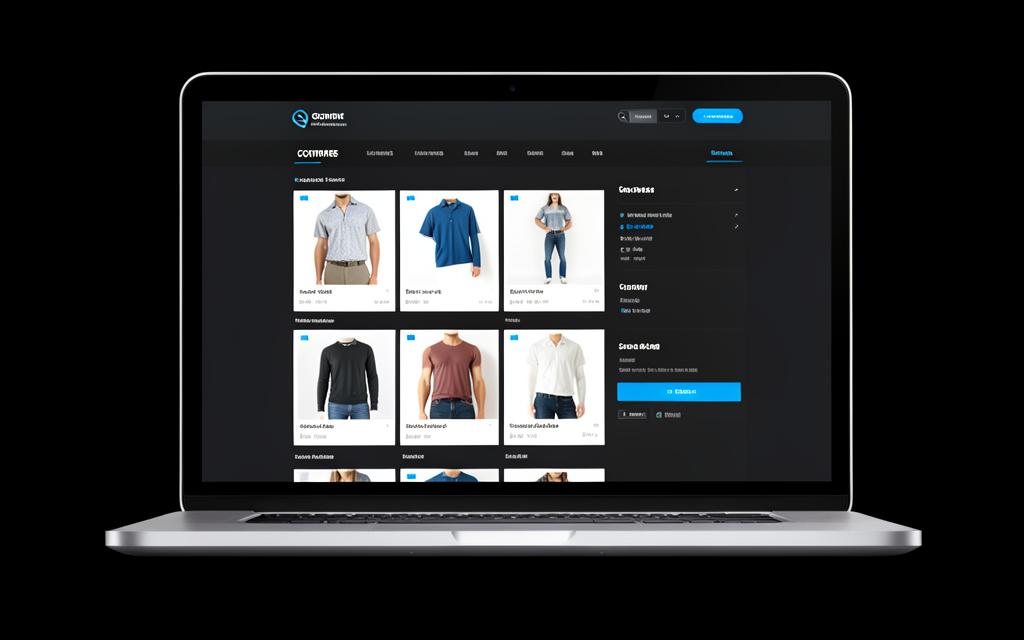 Ukázkový návrh webu — E-shop s módou — přehledný katalog